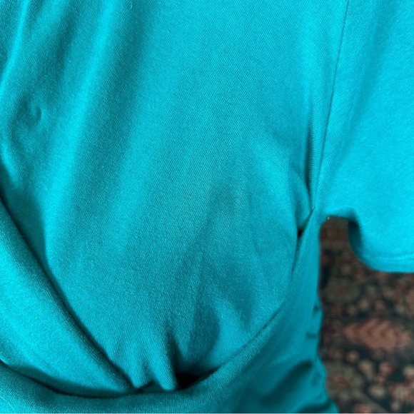 Vija Design Skin To Skin Kangaroo T-Shirt & Nursing Top Teal - Picture 6 of 6